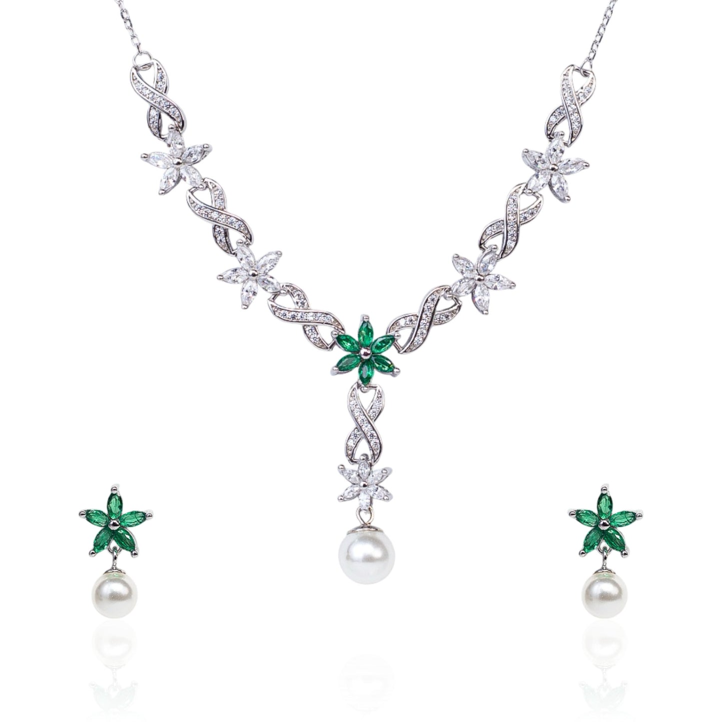Nature's Bloom Pearl Set