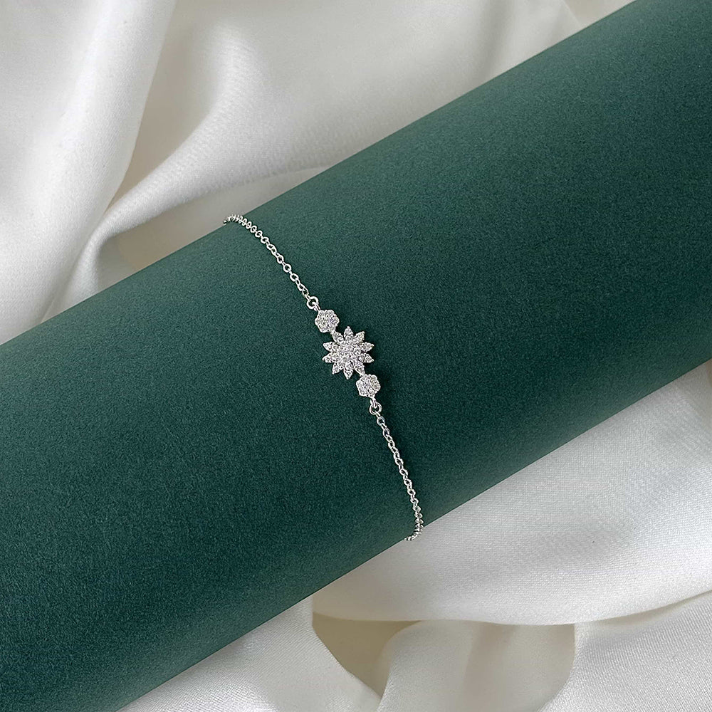 frosted petal bracelet