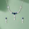 Sparkle Blue Necklace Set