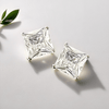 Luxe Square Solitaire Earrings