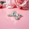 Mystic Leaf Diamond Ring