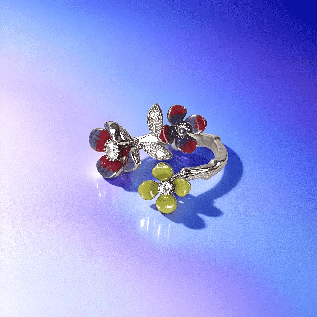Floral Blossom Ring