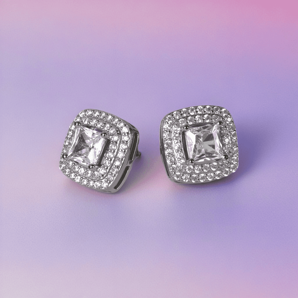 solitaire glamour glow earring