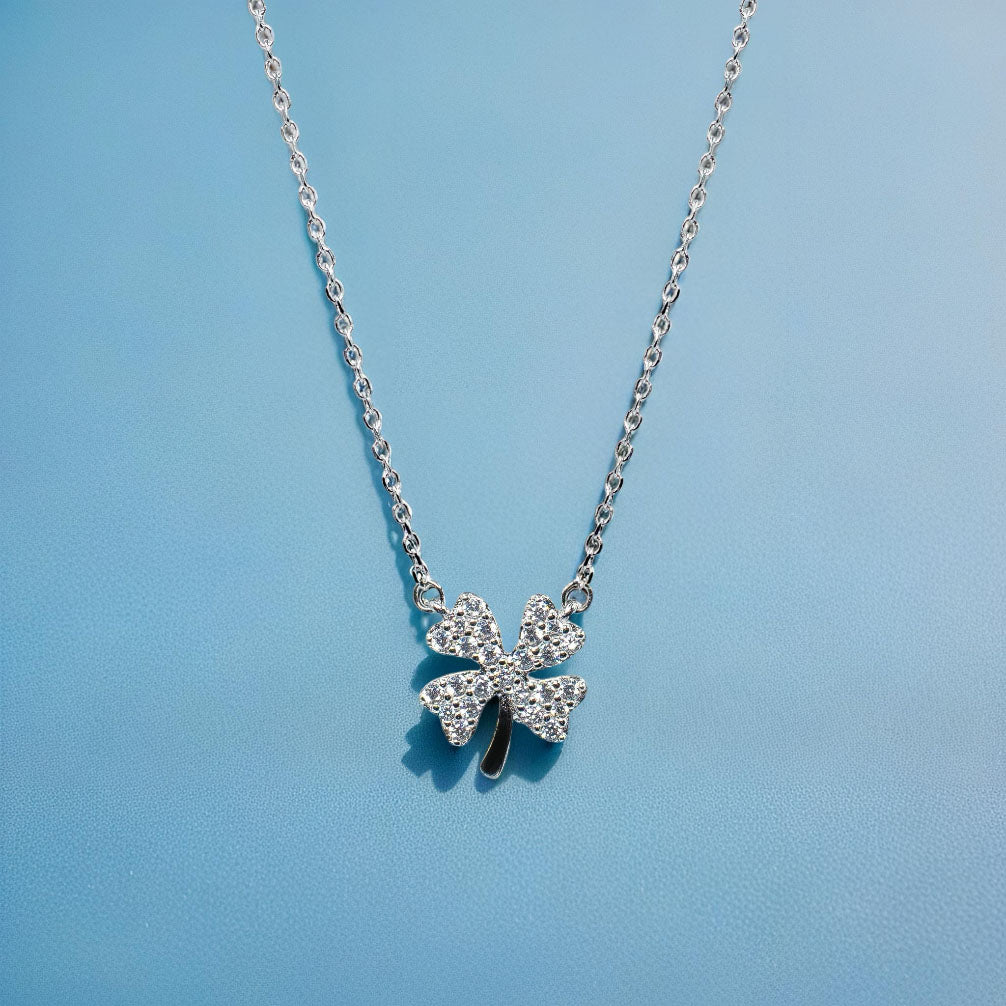 Silver Flower Necklace