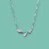 Silver Leaf Whisper Necklace