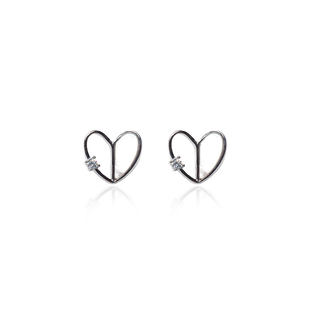 heart shape earring