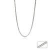 Silver Luxe Round-Cut Bunch Chain