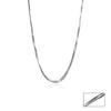 Radiant Silver Rope Chain