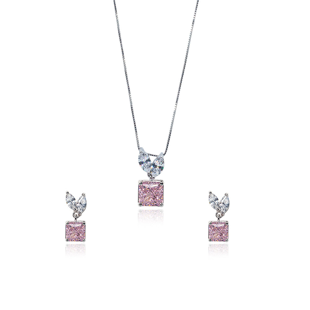 Pink Square Bloom Set