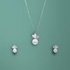 Pink Love Pearl Jewelry Set