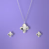 Silver Orchid Bloom Set