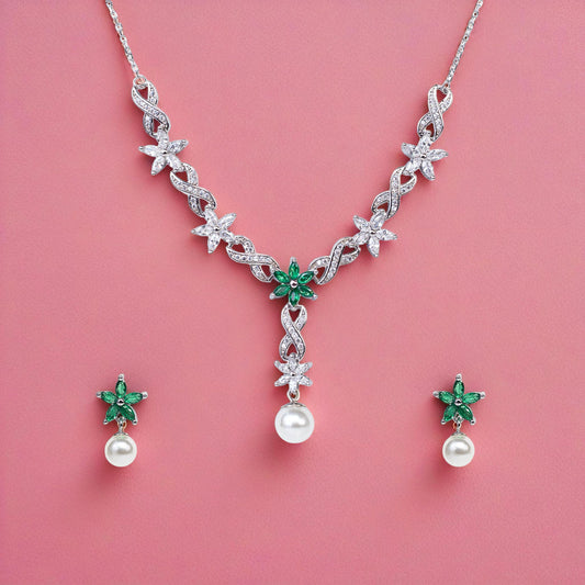 Nature's Bloom Pearl Set