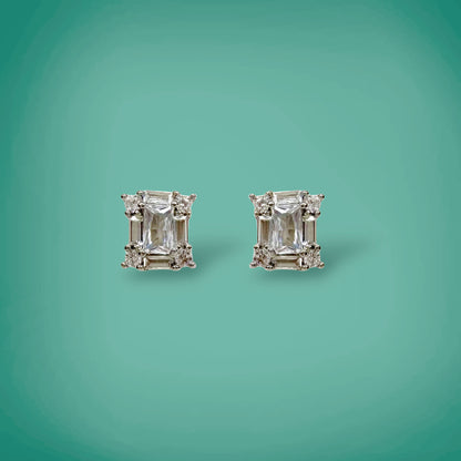 Emerald Cluster Studs