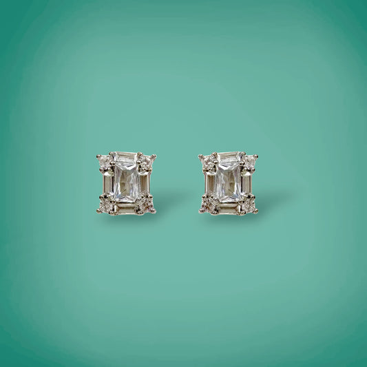 Emerald Cluster Studs