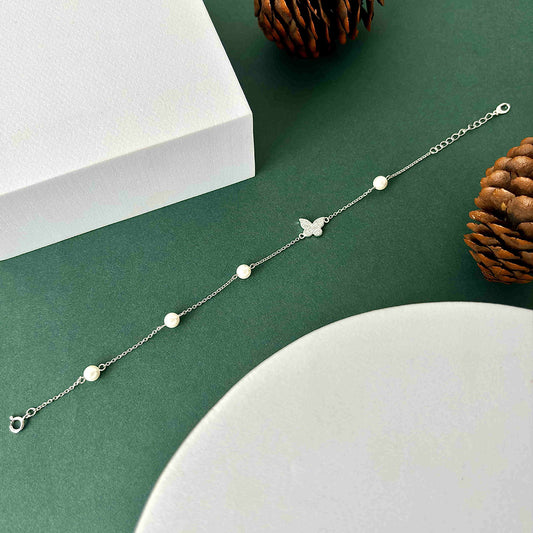 Butterfly Pearl Dance Bracelet