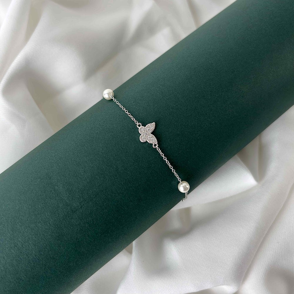 Butterfly Pearl Dance Bracelet