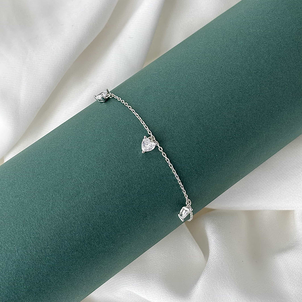 Radiant Bliss Heart Bracelet