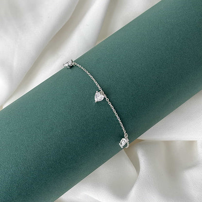 Radiant Bliss Heart Bracelet