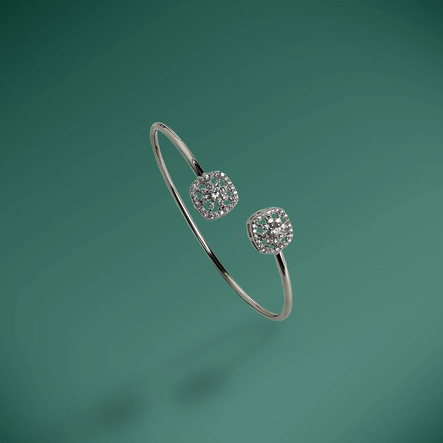 crystal flora duo bracelet