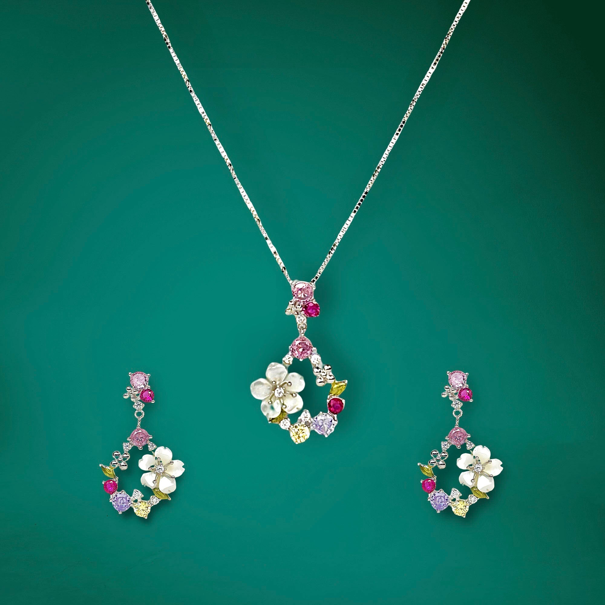 Garland Gem Necklace Set