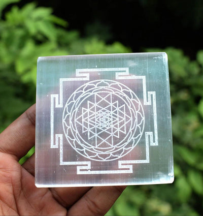 Selenite Crystal Charging Plate