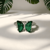 Glacial Green Spark Ring