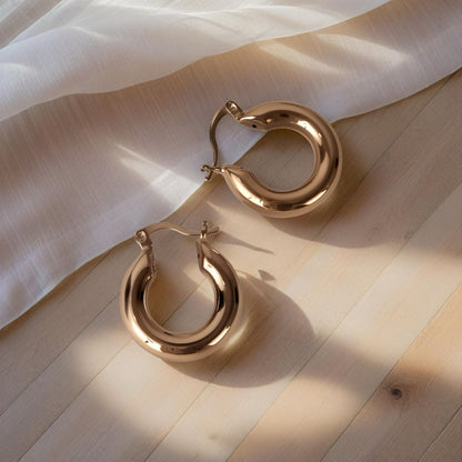 Dome Hoops Irish Earring
