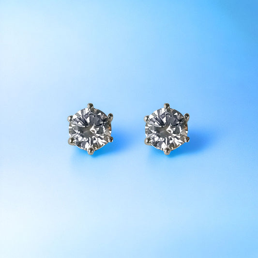 Luxe Solitaire Earrings