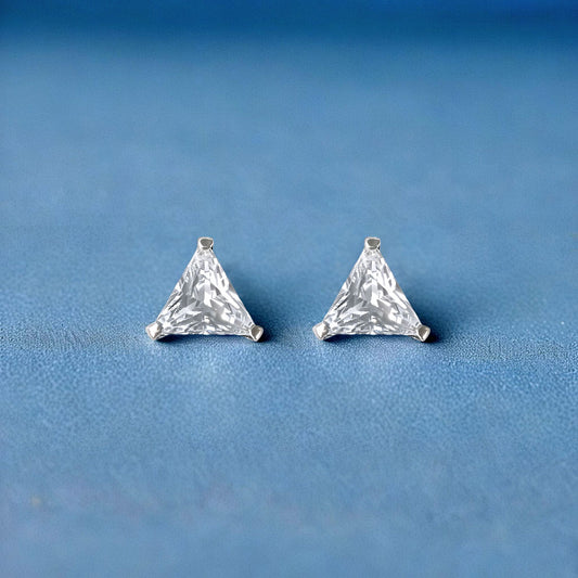 Triangle Sparkle Studs
