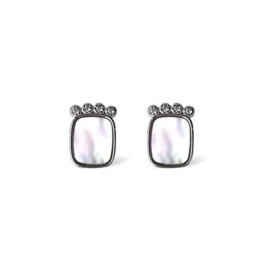 Crown Pearl Earring