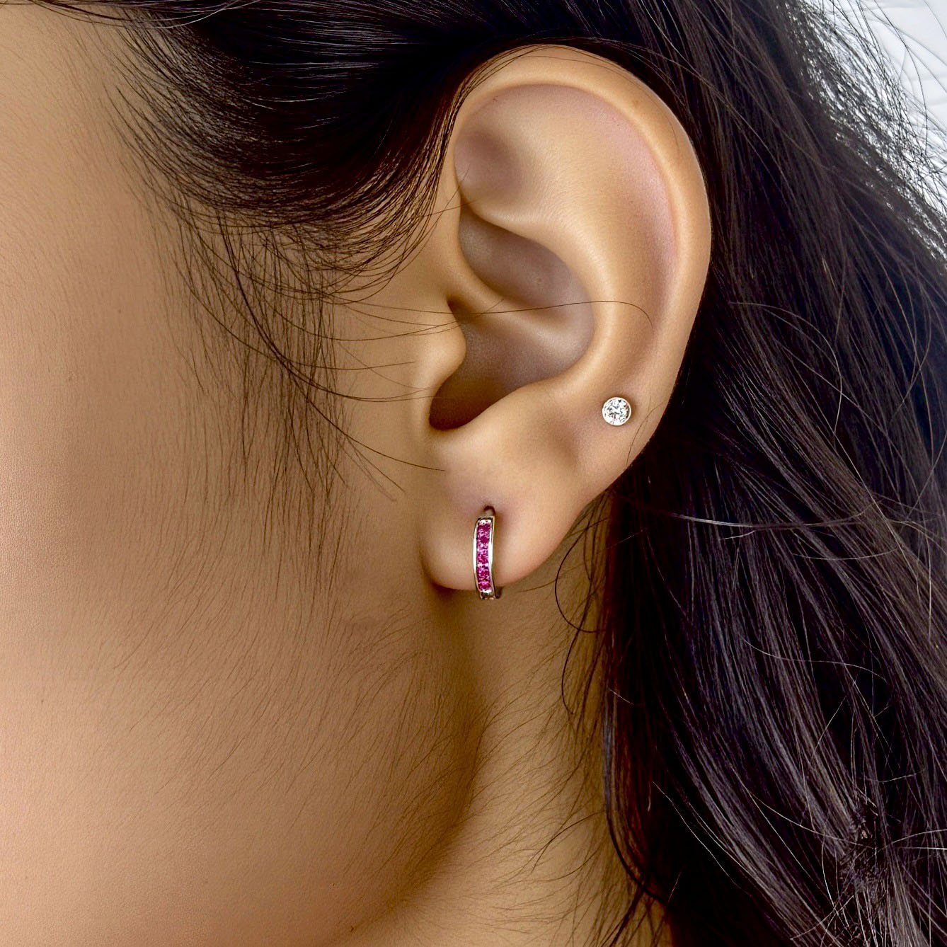 Stella Pink Bali Earring