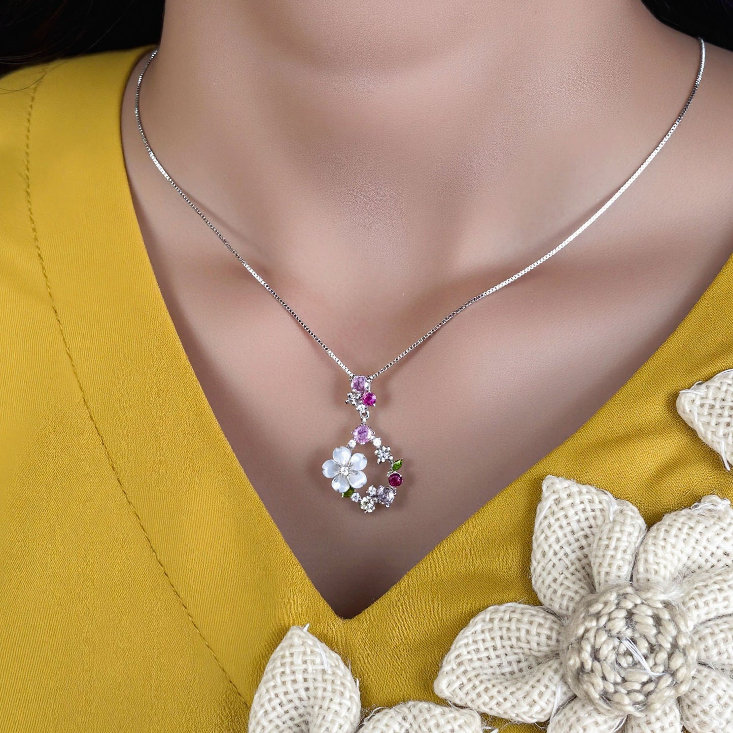 Garland Gem Necklace Set