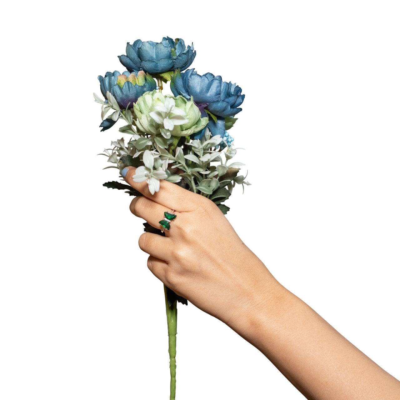 Glacial Green Spark Ring