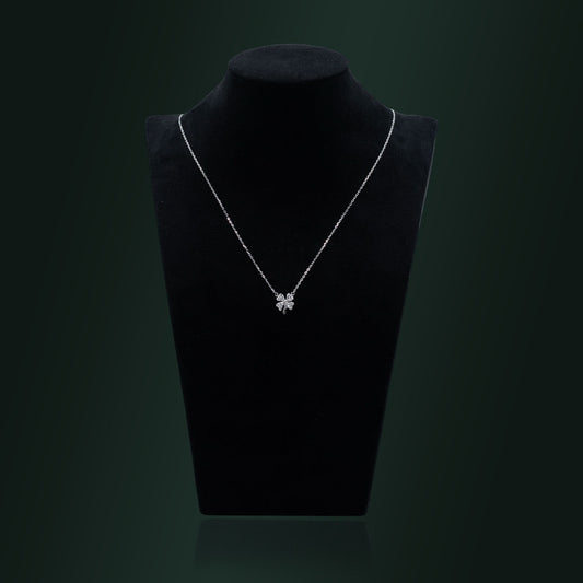Silver Flower Necklace