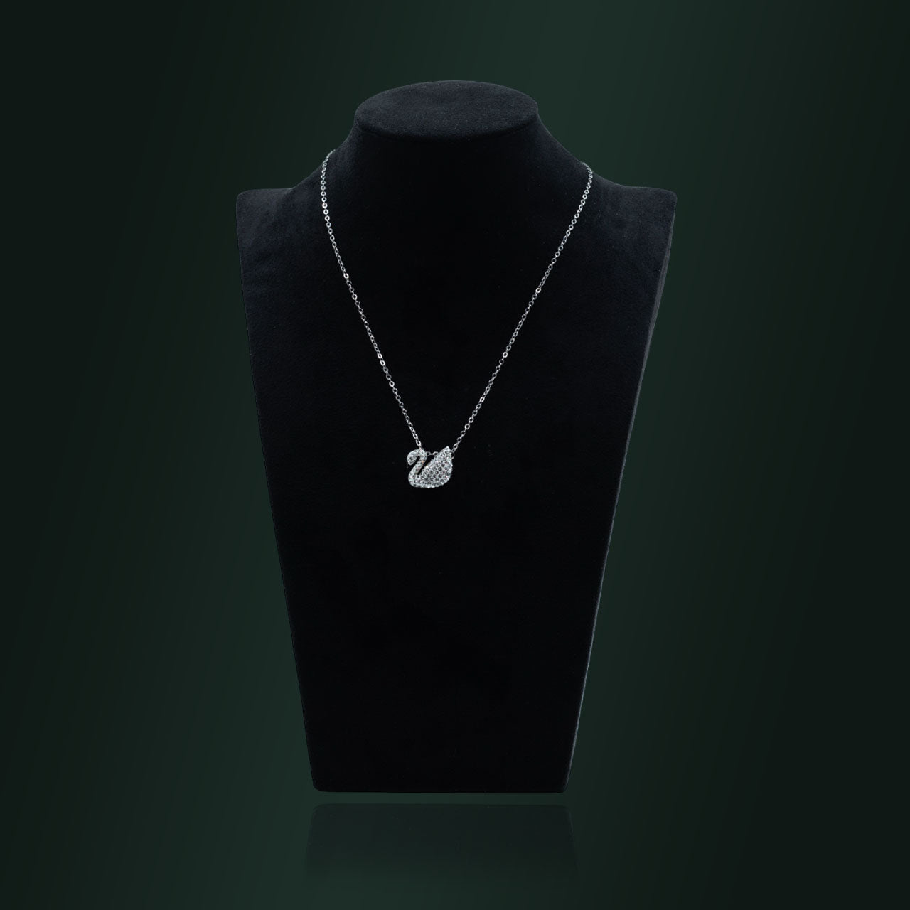 Celestial White Swan Necklace