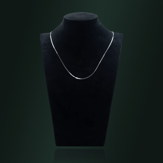 Silver Ocean Wave Link Chain