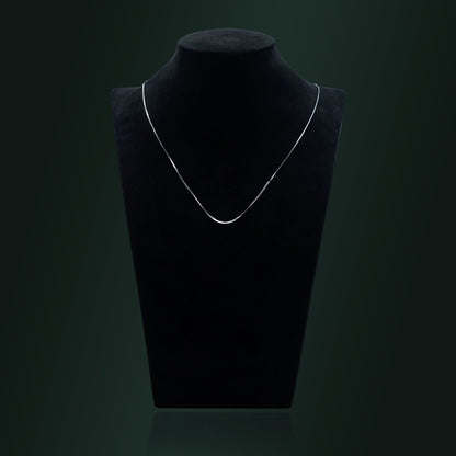 Classic Silver Grid Chain