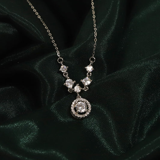 Aurora Diamond Drop Necklace