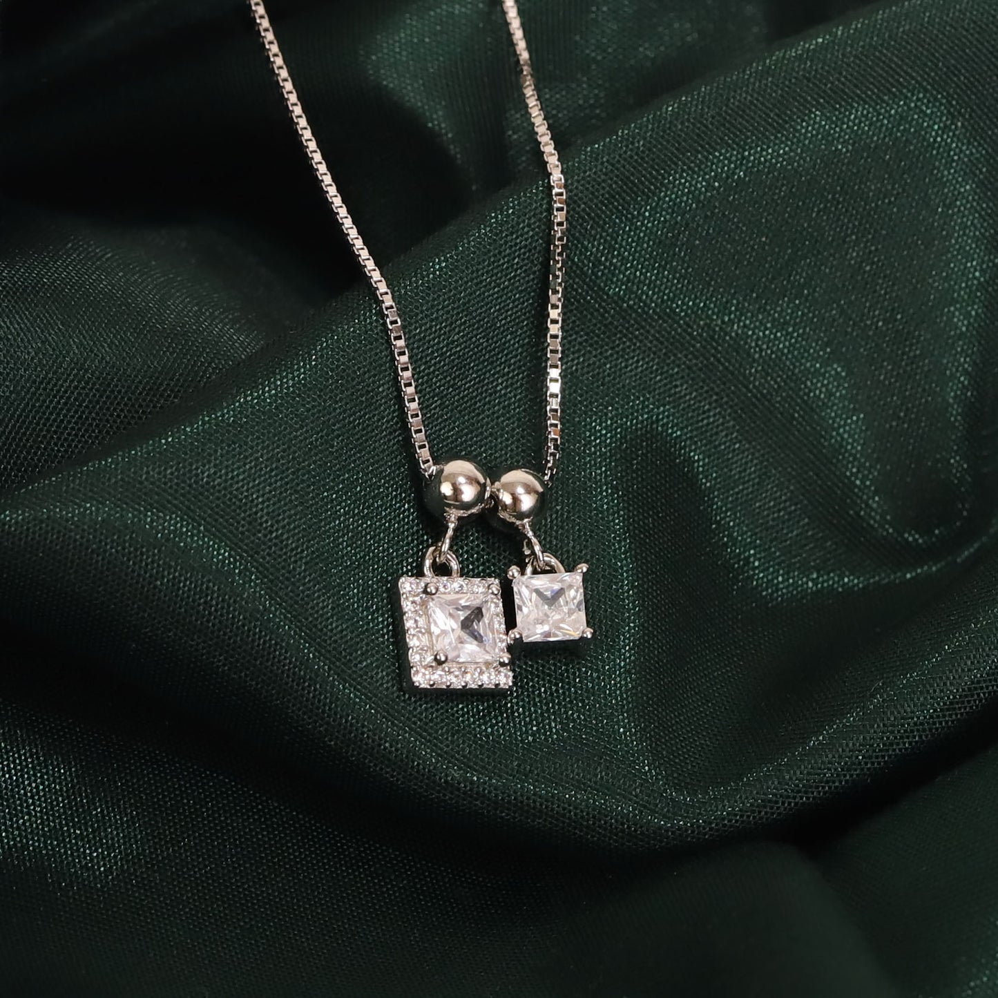 nova duo diamond necklace