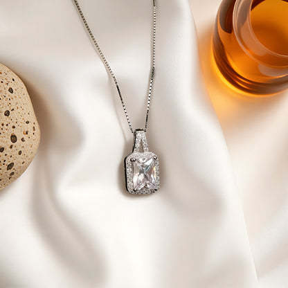 Luxe Radiant Diamond Necklace