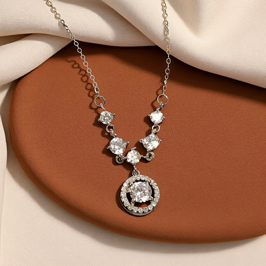 Aurora Diamond Drop Necklace