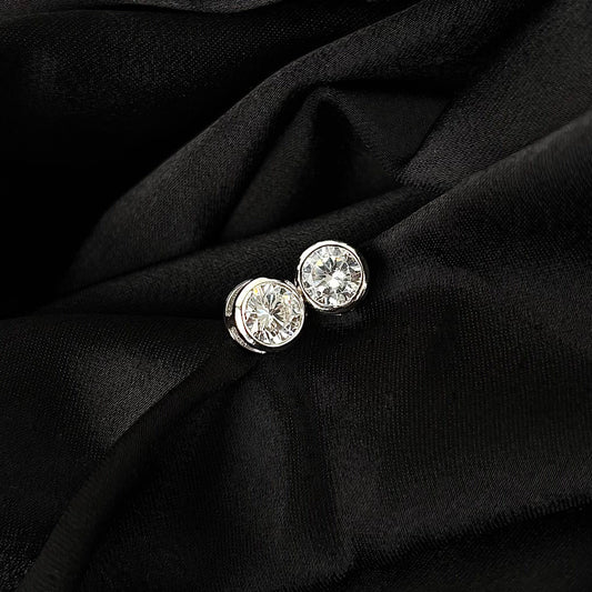 Lustrous Round Studs