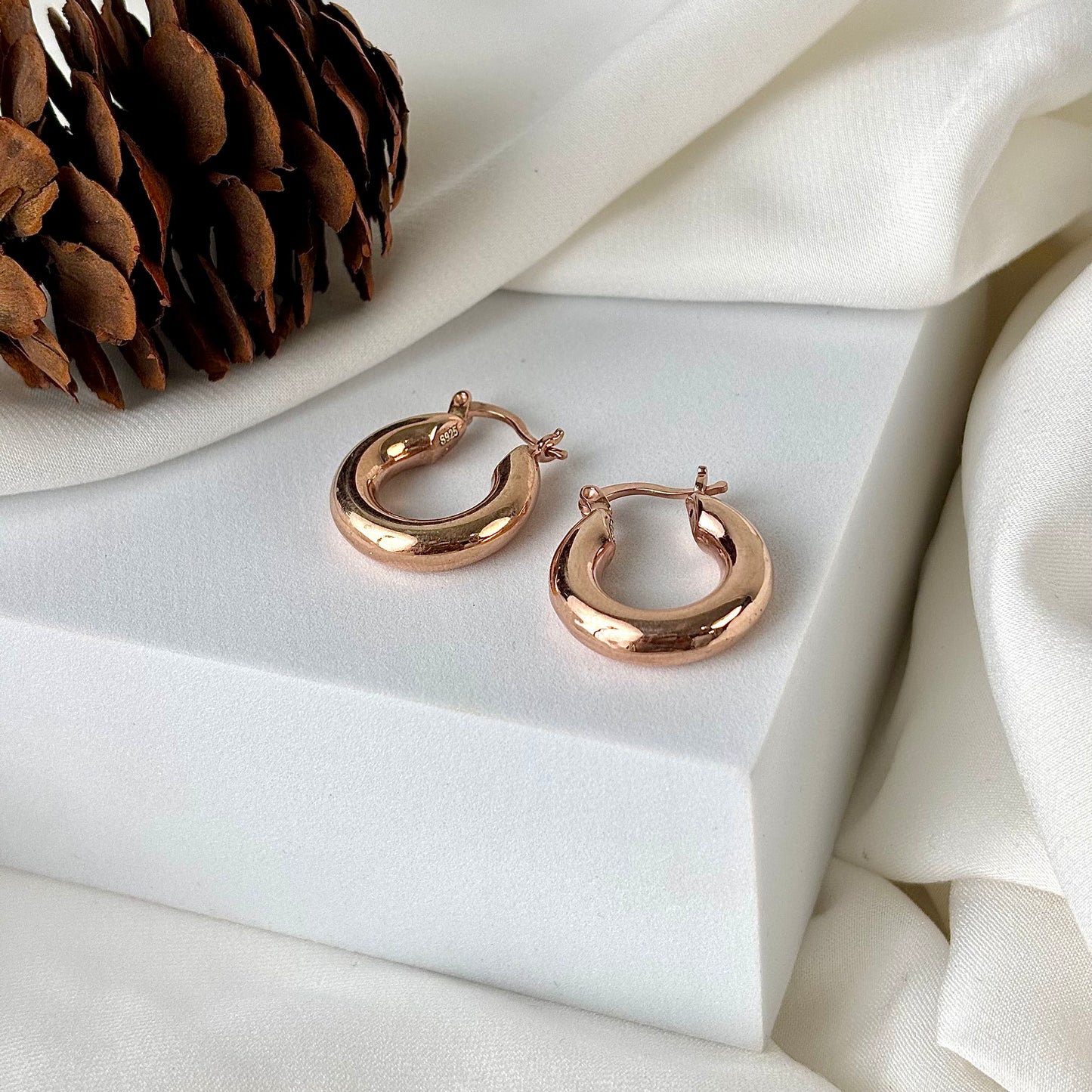 Dome Hoops Irish Earring