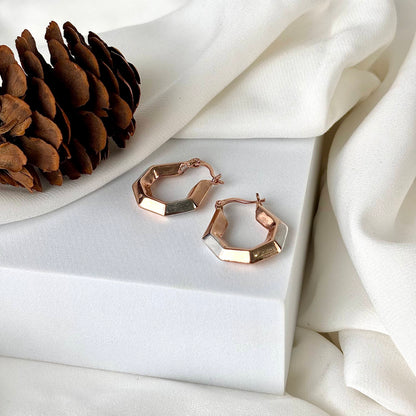 Hex Hoops Irish Earring