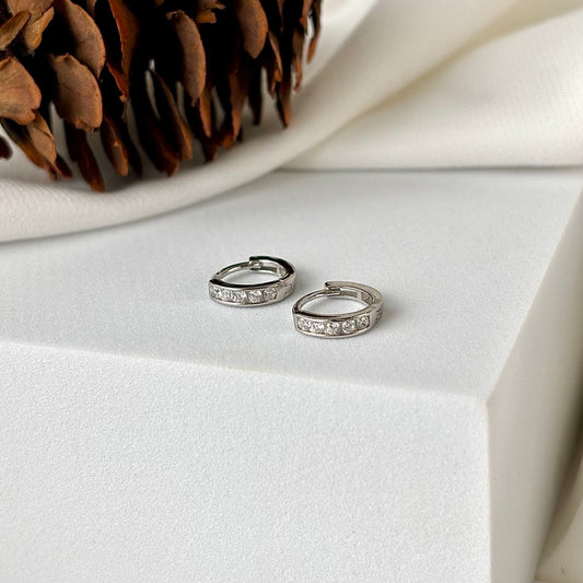 Stella white Bali Earring