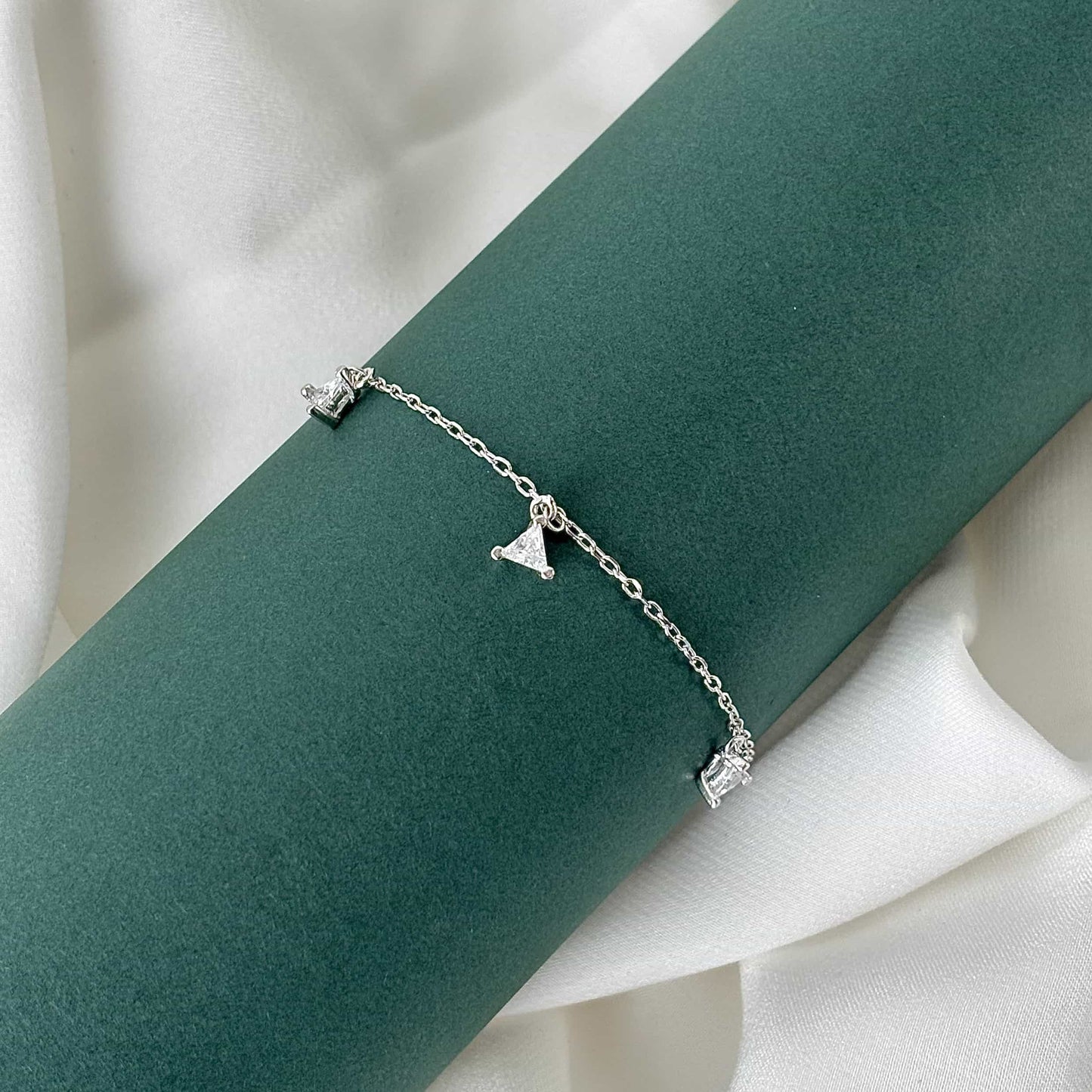 Radiant Bliss Triangle Bracelet