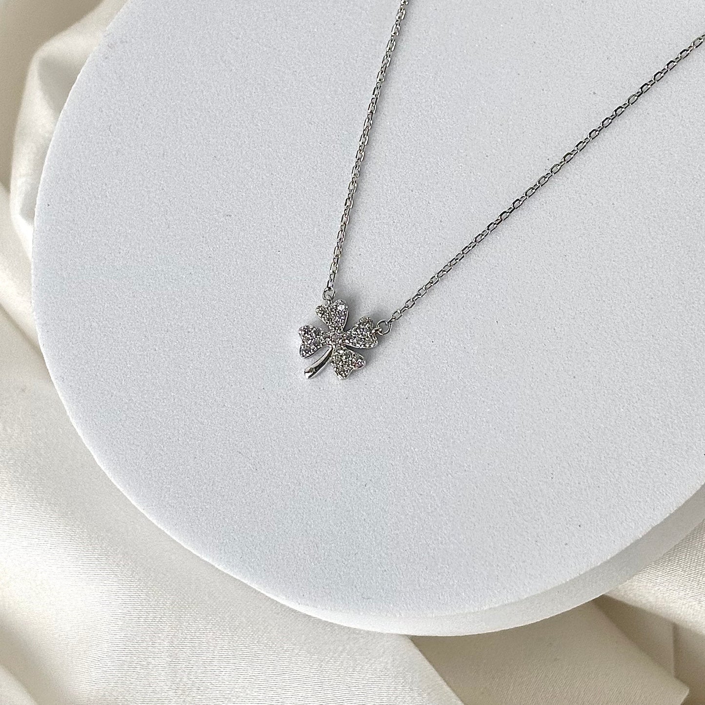 Silver Flower Necklace