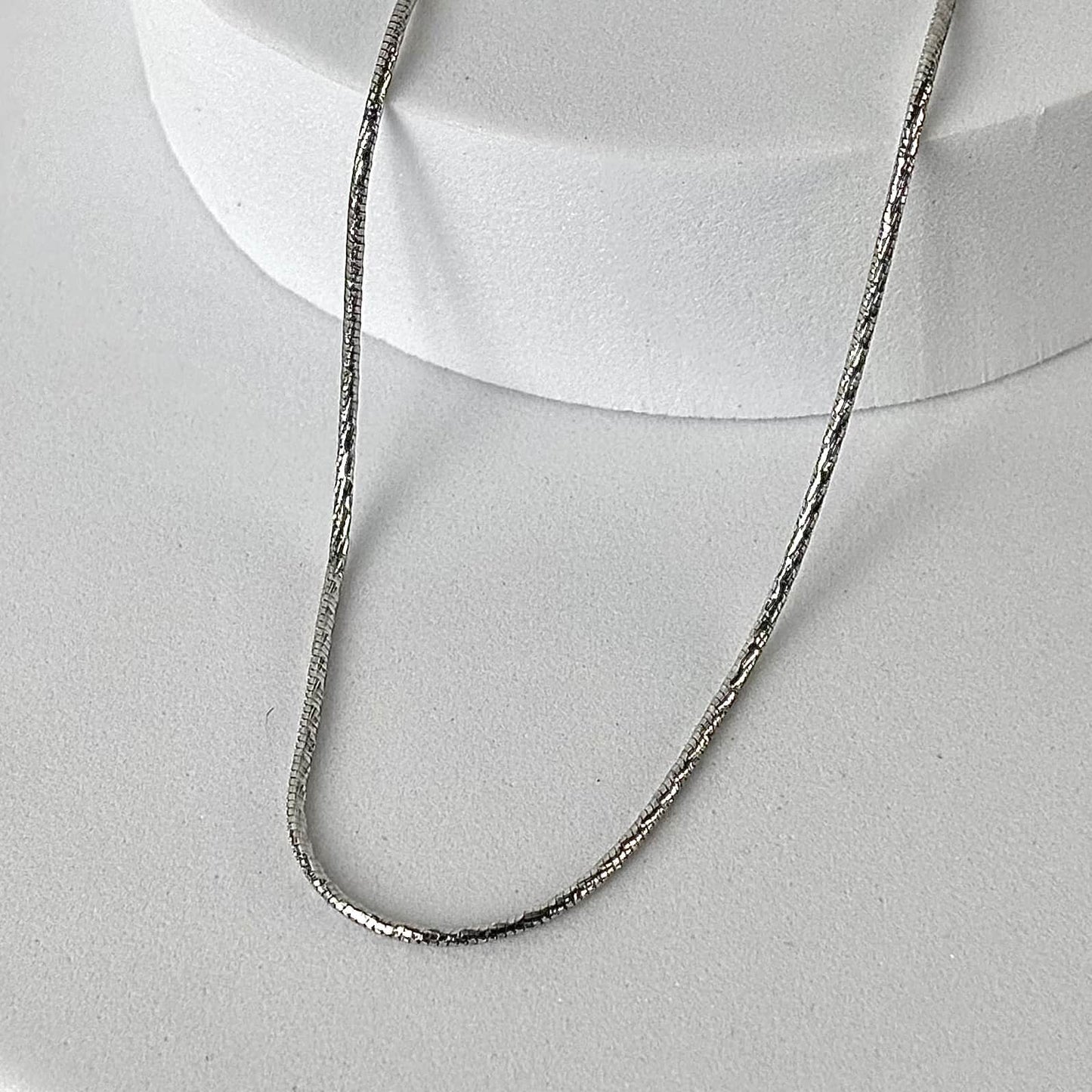 Silver Twisted Rope Chain