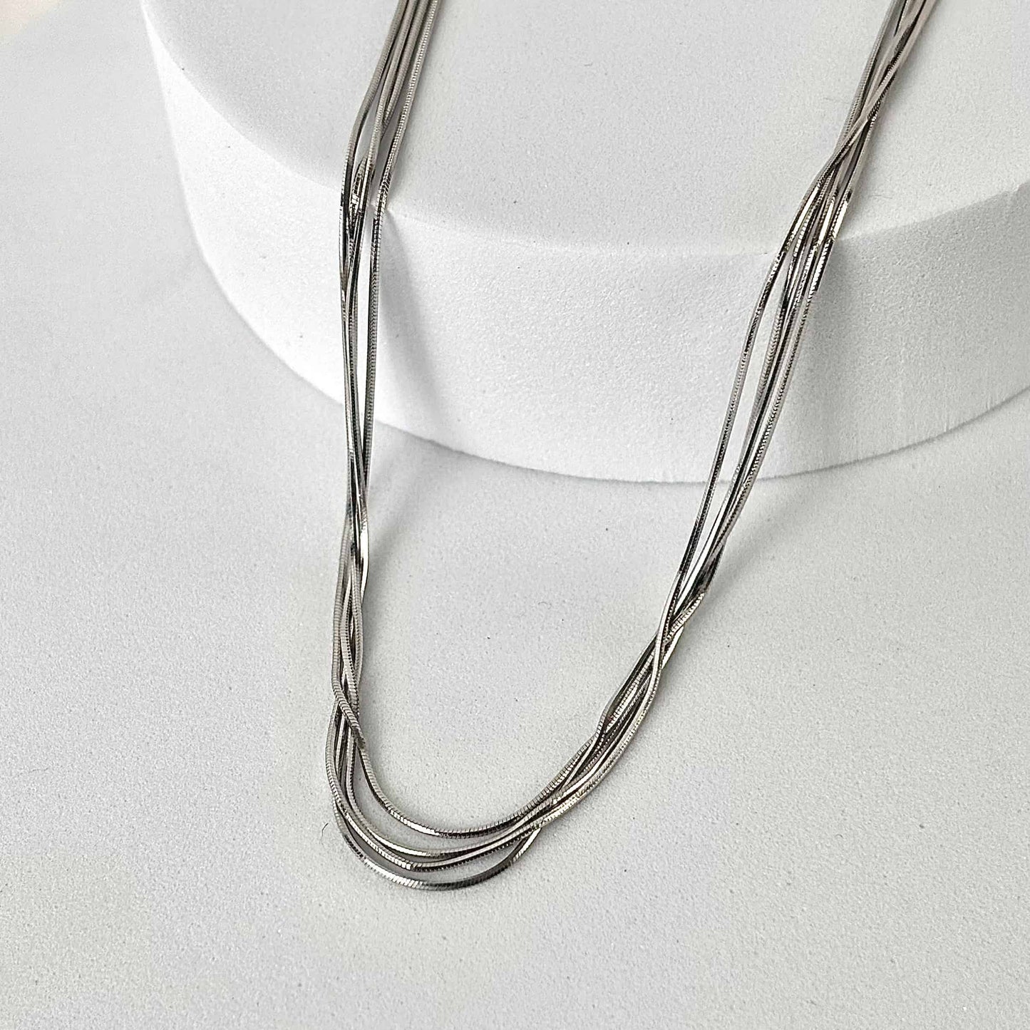 Radiant Silver Rope Chain