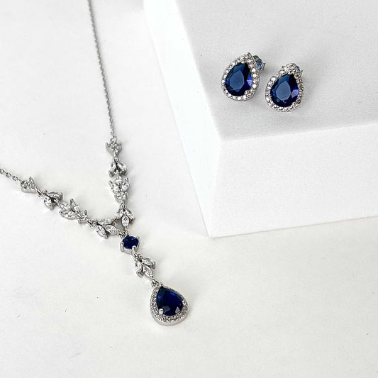Radiant Blue Gemstone Set